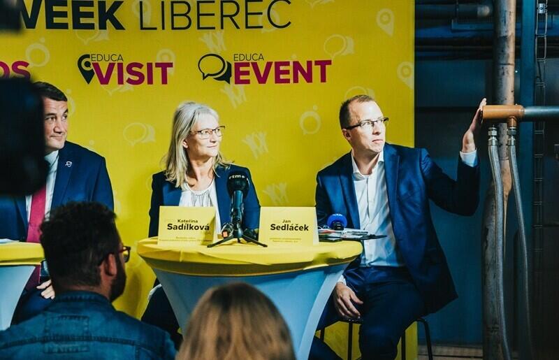 Foto z dnešní tiskové konference Sport Park Liberec